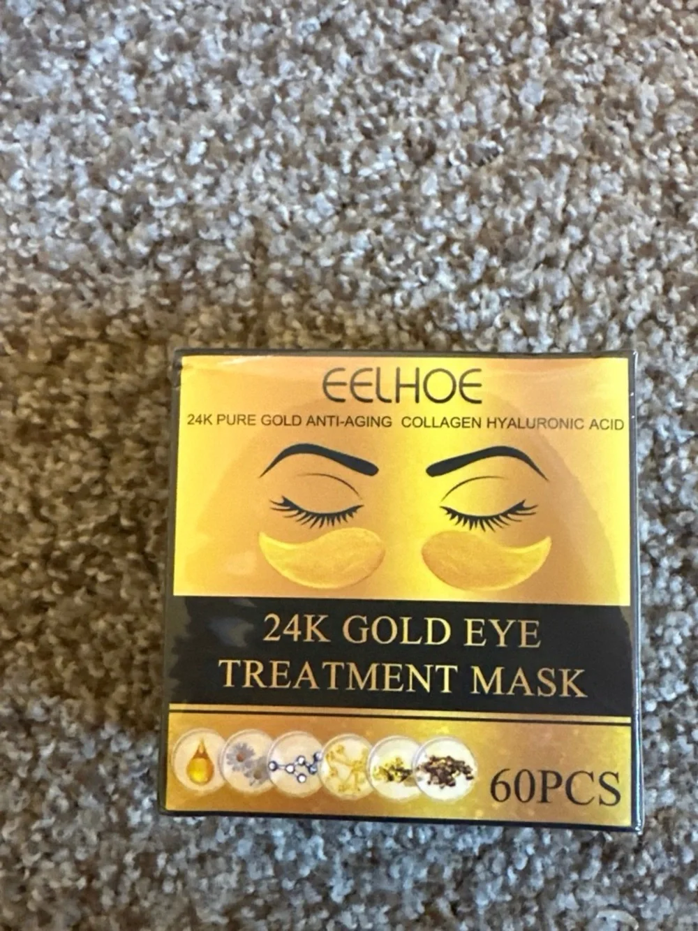 EELHOE 24K Gold Eye Treatment Mask – Gold